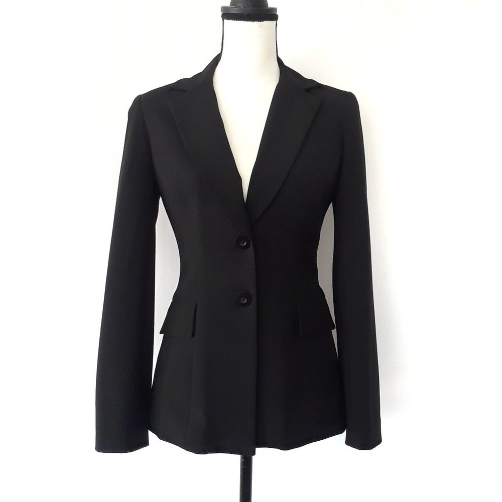 ABS by Allen Schwartz Black Executive Suit Jacket